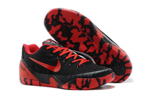 Mens Nike Kobe 9 Ix Black Red Wholesale